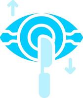 olho cirurgia criativo ícone Projeto vetor