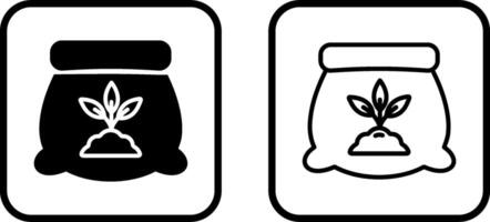 ícone de vetor de saco