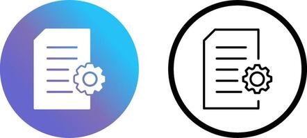 ícone de vetor de configuração
