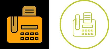 ícone de vetor de máquina de fax