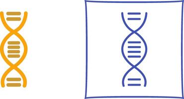 ícone de vetor de estrutura de dna