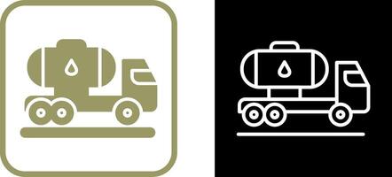 ícone de vetor de caminhão tanque