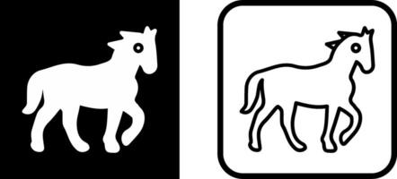 ícone de vetor de cavalo