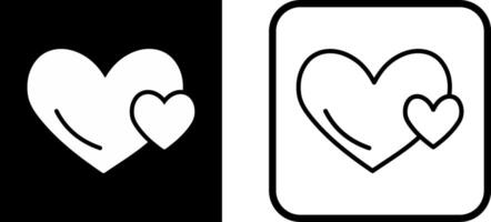 ícone de vetor de corações