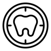 oral remédio ícone esboço vetor. estomatologia cuidados de saúde vetor