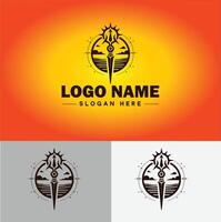 bússola logotipo ícone vetor arte gráficos para o negócio marca aplicativo ícone direção bússola logotipo modelo