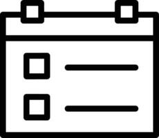 calendário ícone símbolo vetor imagem