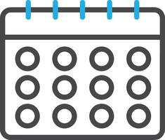 calendário ícone símbolo vetor imagem