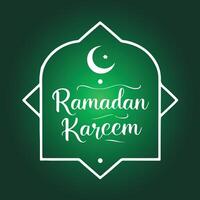 Ramadã kareem poster social meios de comunicação postar Projeto vetor