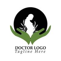 médico logotipo Projeto vetor