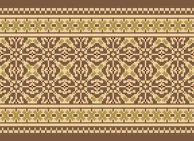 floral Cruz ponto bordado.geométrico étnico oriental desatado padronizar tradicional plano de fundo. asteca estilo abstrato vetor ilustração.design para textura, tecido, roupas, embrulho, decoração, impressão.