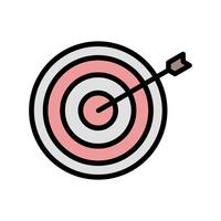 Bullseye Icon Ilustração Vetor