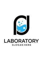 logotipo laboratório idéia vetor logotipo Projeto