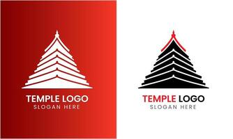 ai gerado têmpora logotipo ícone símbolo Igreja torre religião construção logotipo Projeto minimalista moderno modelo vetor