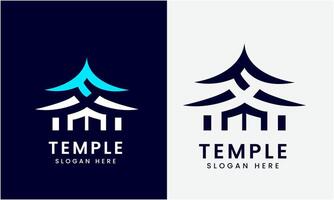 ai gerado têmpora logotipo ícone símbolo Igreja torre religião construção logotipo Projeto minimalista moderno modelo vetor