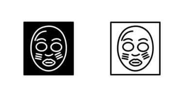 máscara facial vetor ícone