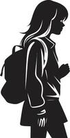pináculo precisão Preto logotipo ícone para objetivo orientado masculino alunos erudito arrogância dinâmico vetor Preto símbolo para realizado masculino alunos