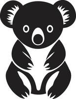 australiano arbóreo emblema vetor Projeto para coala conservação árvore topo Tesouro insígnia coala vetor ícone para de Meio Ambiente consciência