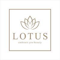 lótus flor logotipo Projeto modelo vetor