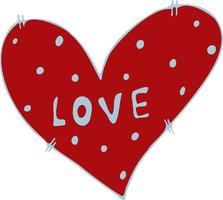 Vector coração isolado balão de fala para meu amor. símbolo de forma de coração amor por st. dia dos namorados, cartões, convites.