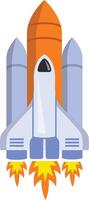espaço transporte lançamento vetor ícone
