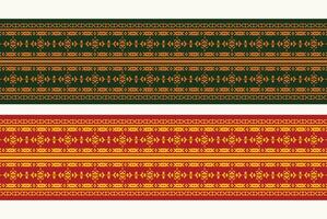 borda do banner de henna com borda colorida vetor