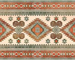 nativo americano indiano enfeite padronizar geométrico étnico têxtil textura tribal asteca padronizar navajo mexicano tecido desatado decoração moda vetor