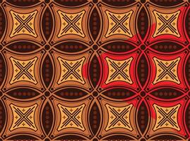 impressoindonésio batik motivos com muito distintivo plantar padrões vetor