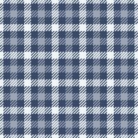 intrincado fundo xadrez desatado, linha textura tartan . estrutura tecido Verifica padronizar têxtil dentro azul e branco cores. vetor