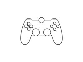 controlador, controle de video game ícone. ilustração, plano Projeto. vetor