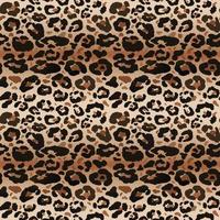 padrão de natureza selvagem de leopardo sem emenda. impressão animal do vetor. vetor
