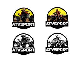 atv aventura, a ilustração do esporte vetor