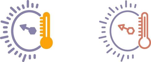 temperatura indicador ícone vetor