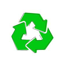 reciclar linha ecologia Salve  ícone Projeto vetor