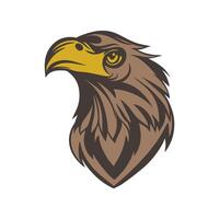 logotipo da cabeça de águia vetor
