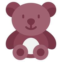 Urso de pelúcia Urso ícone para rede, aplicativo, infográfico, etc vetor