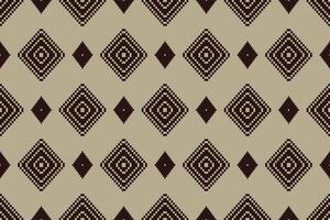 navajo tribal desatado padronizar. nativo americano ornamento. étnico sul ocidental decoração estilo. boho geométrico ornamento. pixel desatado padronizar. mexicano cobertor, tapete. tecido tapete ilustração. vetor