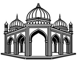 mesquita ícone ilustração vetor