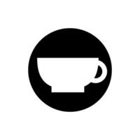 café copo ícone . chá copo ilustração placa. mocha símbolo. chá logotipo. quente beber marca. vetor