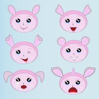 ilustração emoji fofa