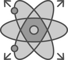 átomo potra ícone vetor