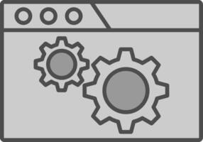 navegador configuração potra ícone vetor