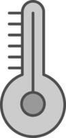 temperatura potra ícone vetor