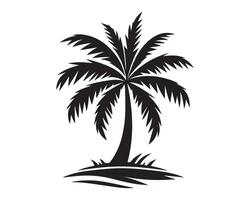 árvore silhueta ícone gráfico logotipo Projeto vetor