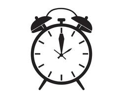 relógio silhueta ícone gráfico logotipo Projeto vetor