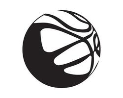 cesta bola ícone gráfico logotipo Projeto vetor