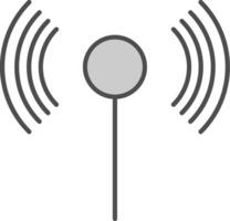 Wi-fi potra ícone vetor