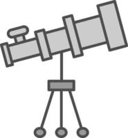 telescópio potra ícone vetor