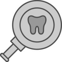 dental checar potra ícone vetor