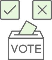voto sim potra ícone vetor